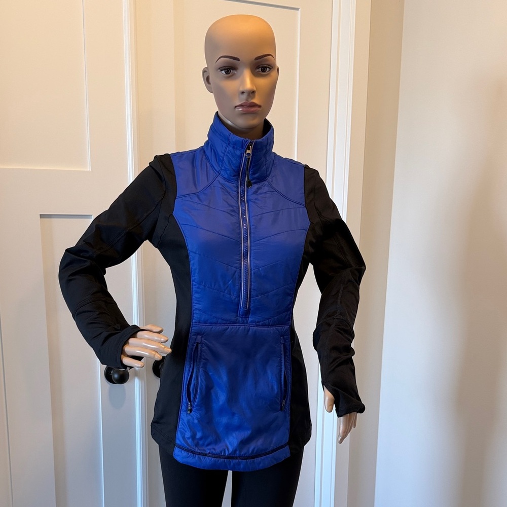 Zella Women's Black and Blue Ski Jacket